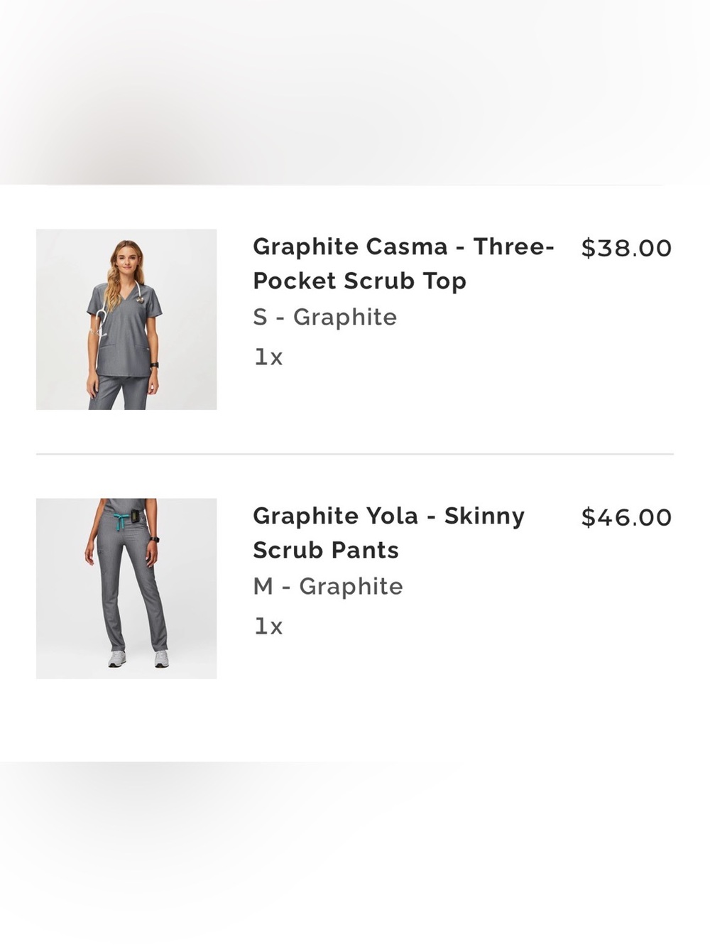 Figs Graphite Scrub Set - Picture 5 of 5